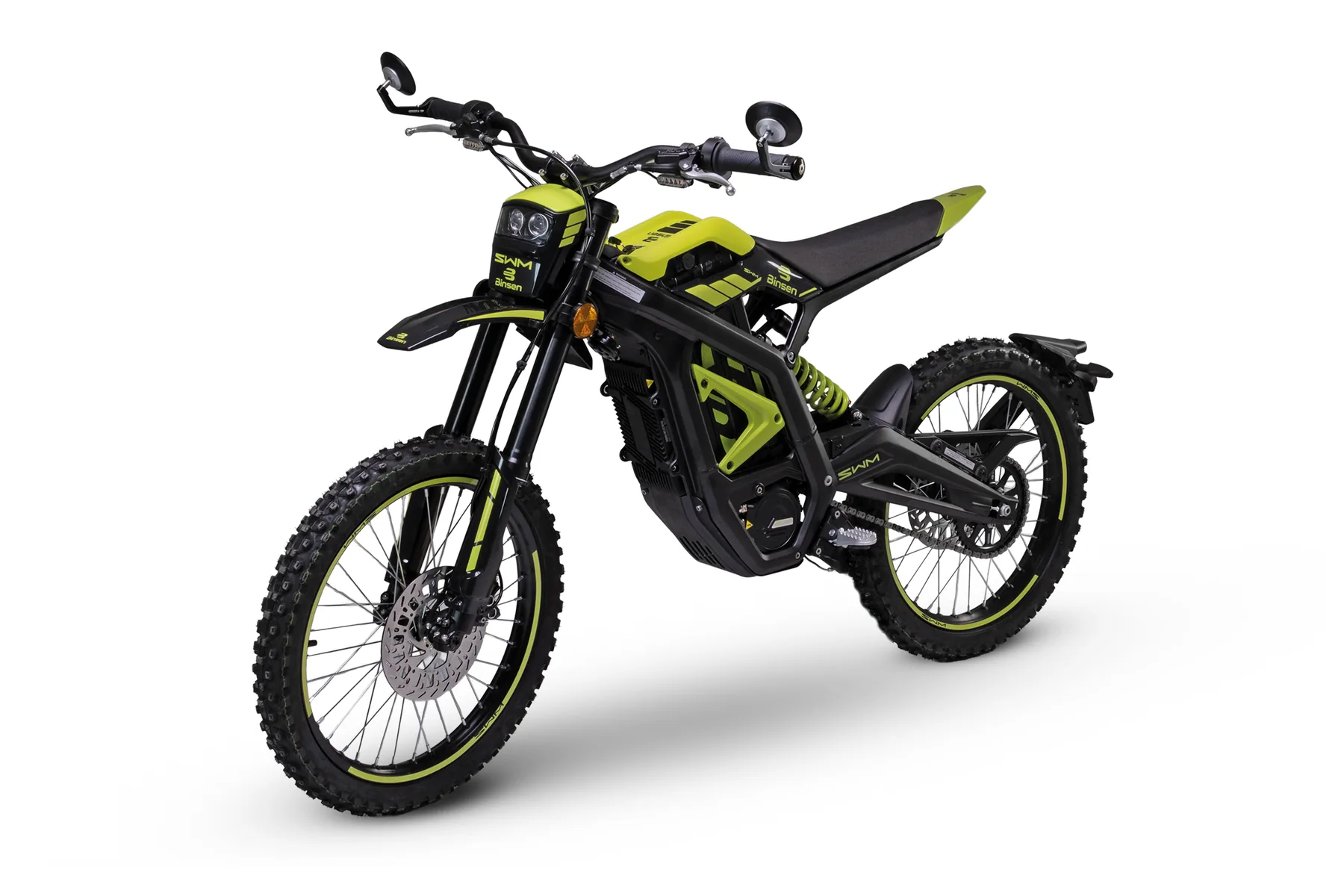 SWM Binsen Pro — Fekete / Lime